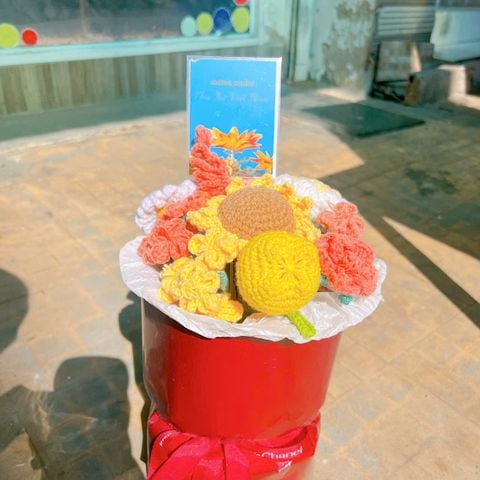 Bó Hoa Tròn Hướng Dương