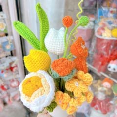 Chậu Hoa Vàng Cam