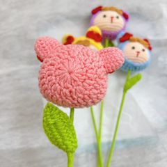 Cành Bé Cột Nơ Đỏ