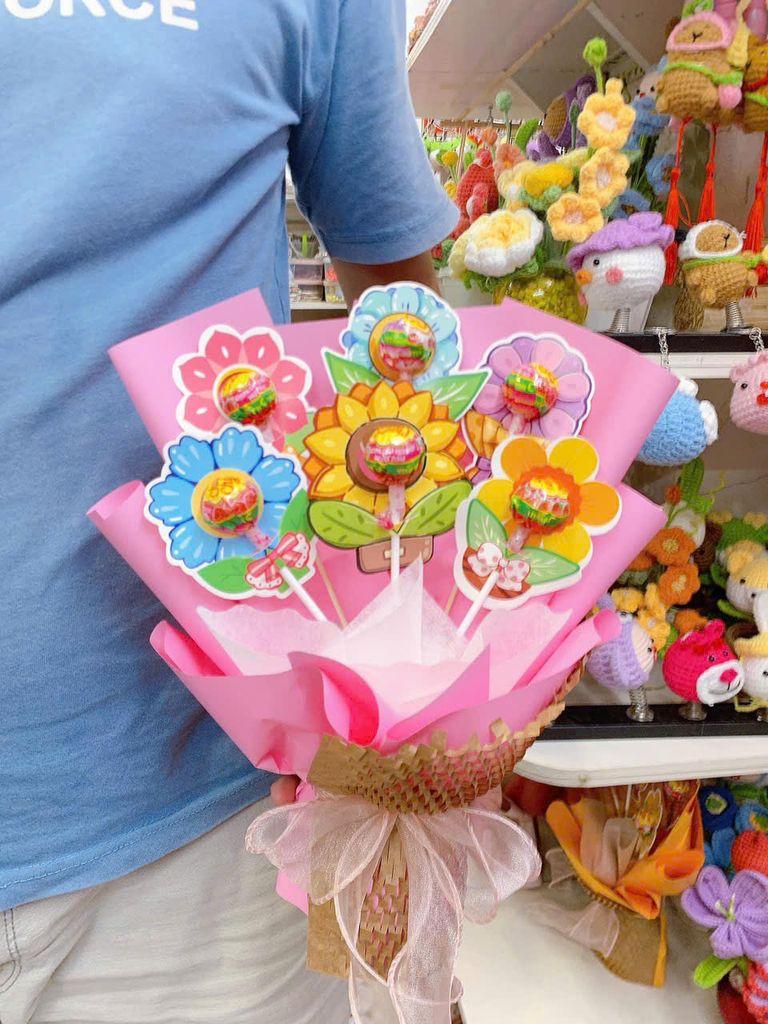 Hoa Bó Kẹo 6 Hoa