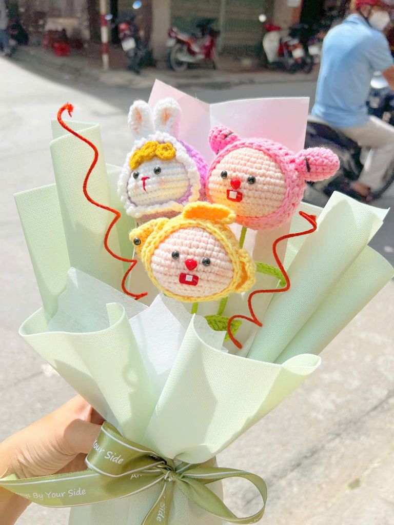 Hoa Bó Đầu Thú 3 Em