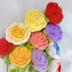 Cành Hoa Hồng Cánh Cuộn