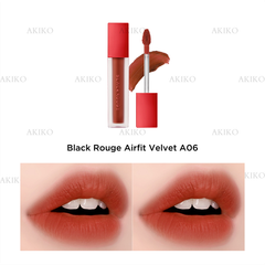 Son Kem Black Rouge Airfit Velvet 4,5gr #A06 Đỏ Đất