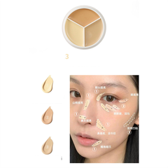 Che Khuyết Điểm Xixi Cover Master Flawless Skin Long Wear 3 - Color Concealer 4.5gr x 3