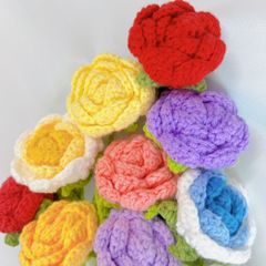 Cành Hoa Hồng Cánh Cuộn