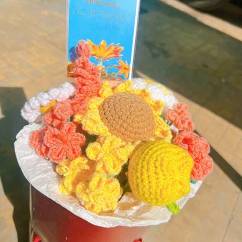 Bó Hoa Tròn Hướng Dương