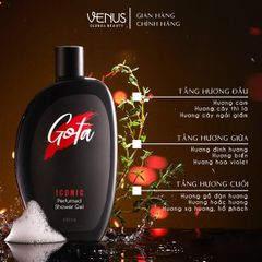 Sữa Tắm Gota Iconic Perfumed Shower Gel For Men 420Ml