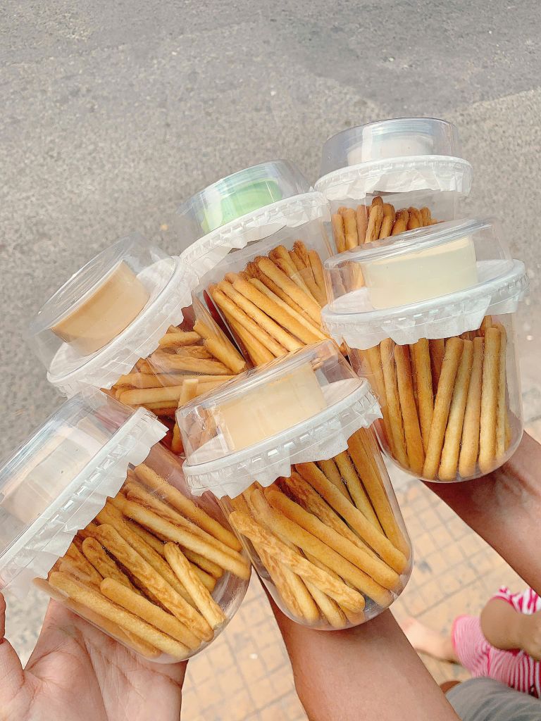 Food & Drinks Bánh Que Chấm Kem Phô Mai