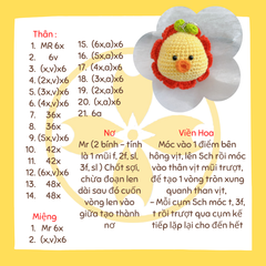 Móc Khóa Con Vịt Viền Hoa