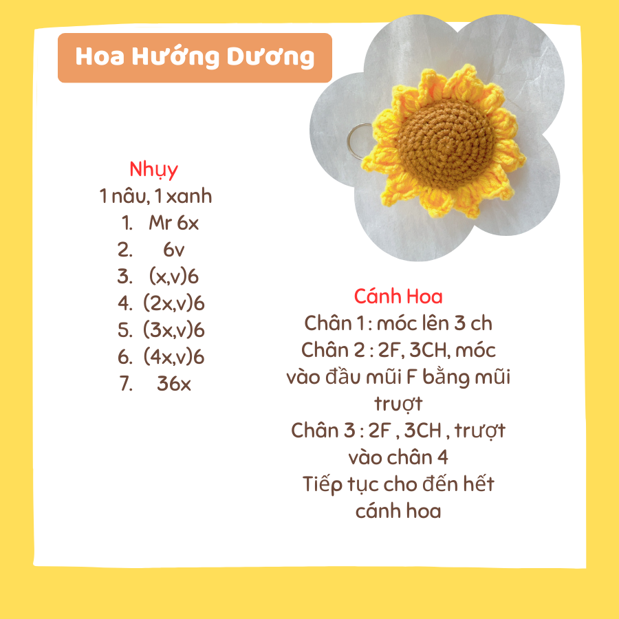Móc Khóa Hướng Dương