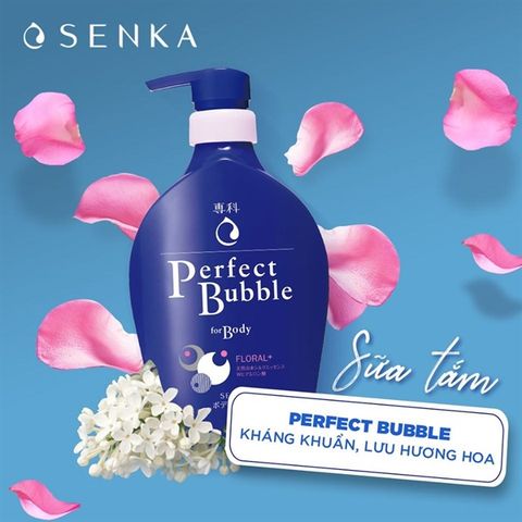 Sữa Tắm Senka Perfect Bubble For Body Floral Plus 500Ml