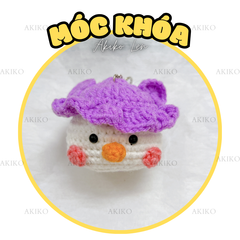 Móc Khóa Bé Nấm Tím Khổng Lồ