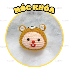 Móc Khóa Gấu Nâu Xinh