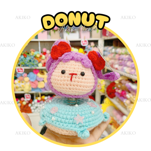 Đế Donut Lúc Lắc Capybara Vàng
