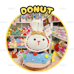 Đế Donut Lúc Lắc Thỏ Đỏ