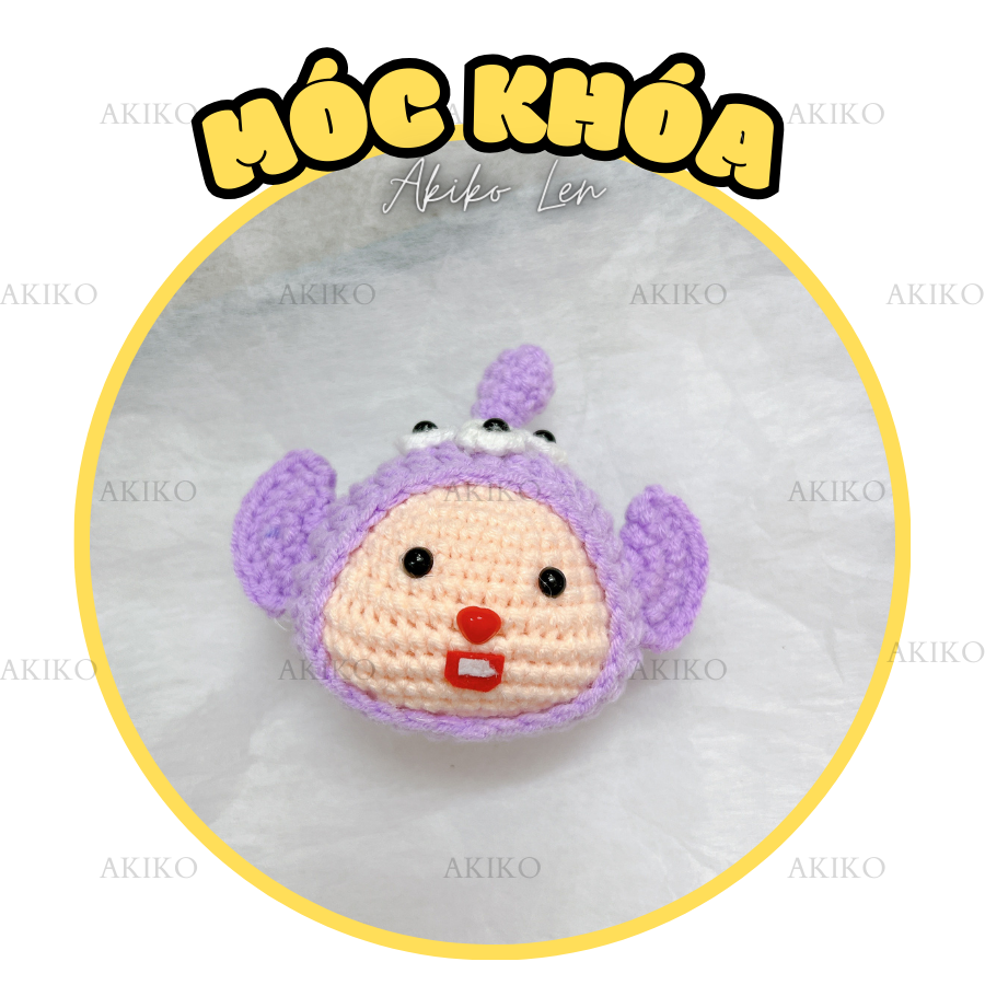 Móc Khóa Bé Tím