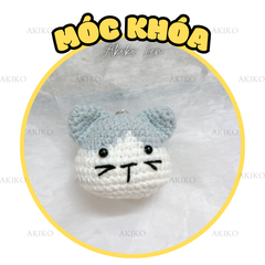 Móc Khóa Mèo Xám