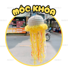 Móc Khóa Con Sứa Vàng