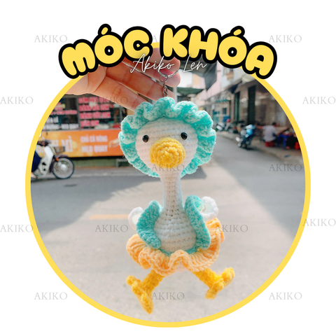 Móc Khóa Con Vịt Cute Size 16cm
