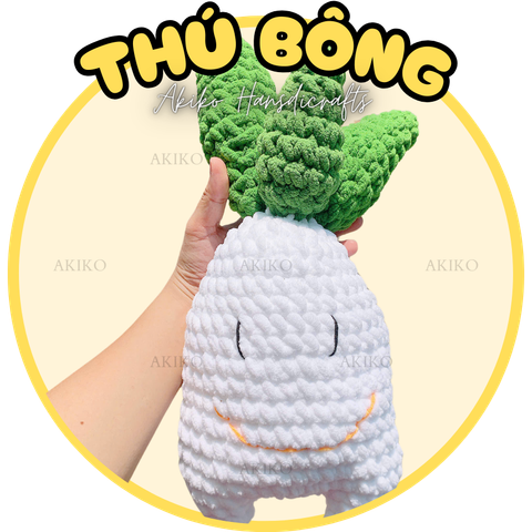 Thú Bông Củ Cải (16cm x 42cm)
