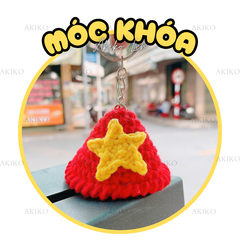 Móc Khóa Nón Lá Cờ Việt Nam