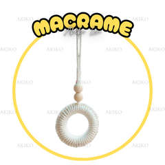 Macrame Móc Khóa Tròn Mẫu 3