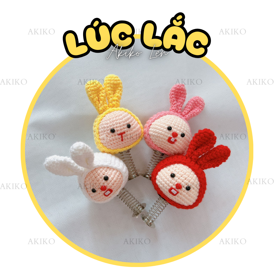 Lúc Lắc Thỏ Nhiều Màu