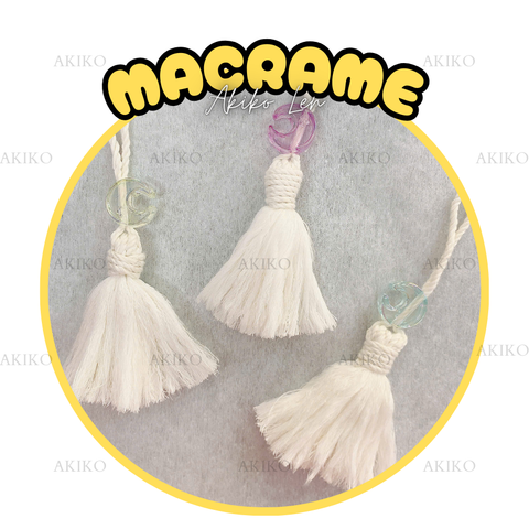 Macrame Móc Khóa Dây Tua Rua