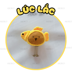 Lúc Lắc Capybara Cá Vàng