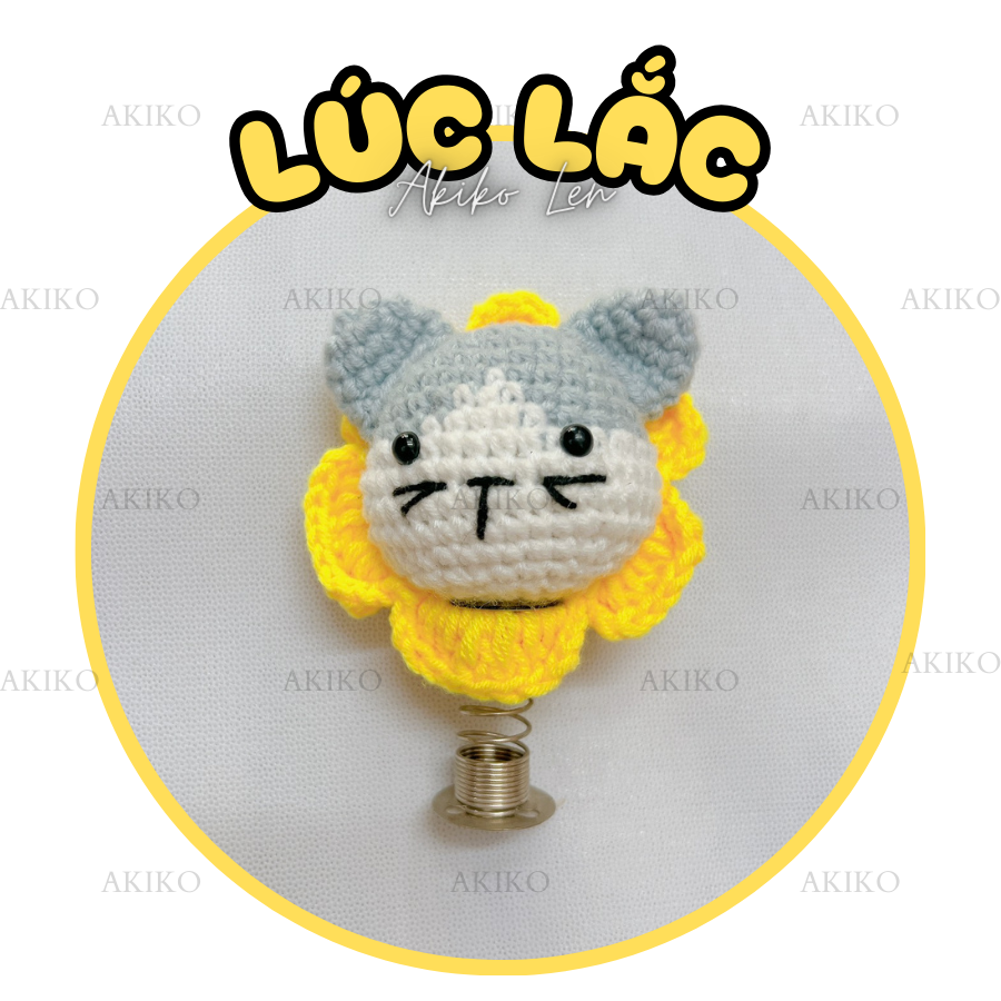 Lúc Lắc Con Chuột Viền Hoa