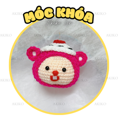 Móc Khóa Gấu Dâu Xinh