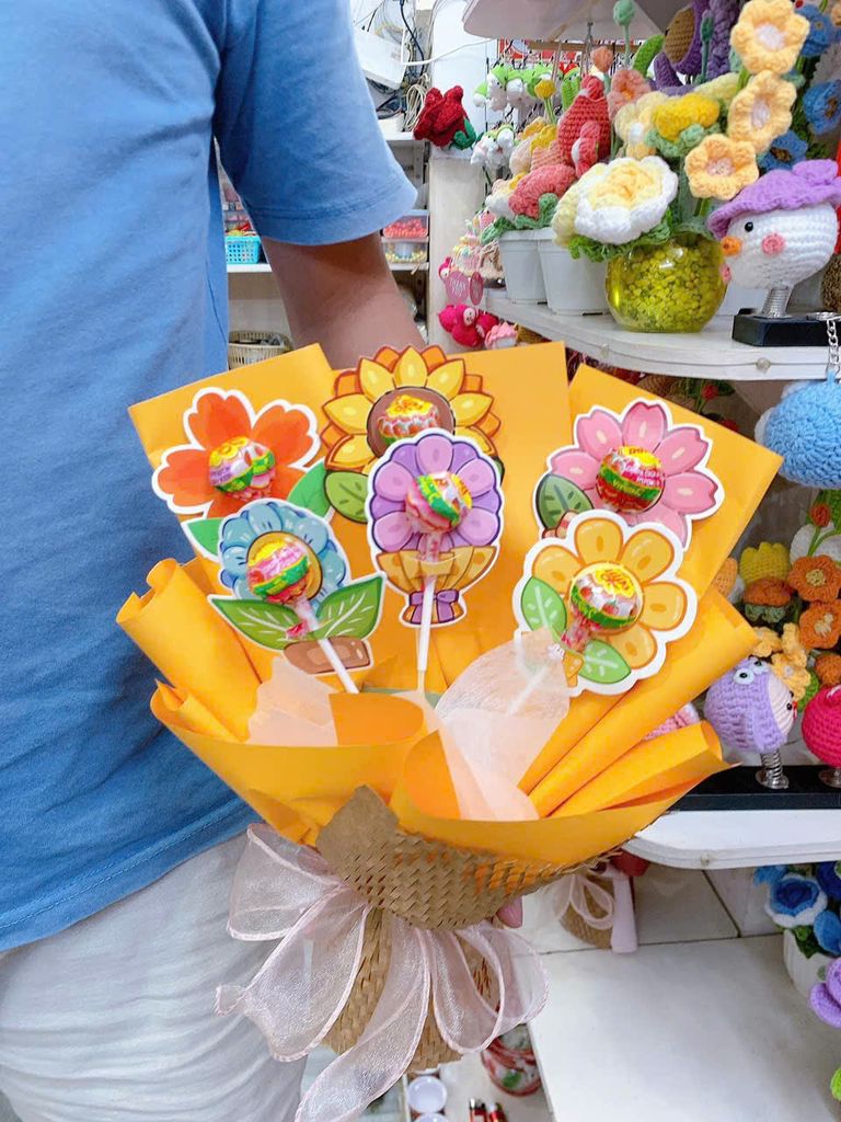 Hoa Bó Kẹo 6 Hoa