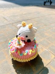Đế Xoay Bò Hồng Cute