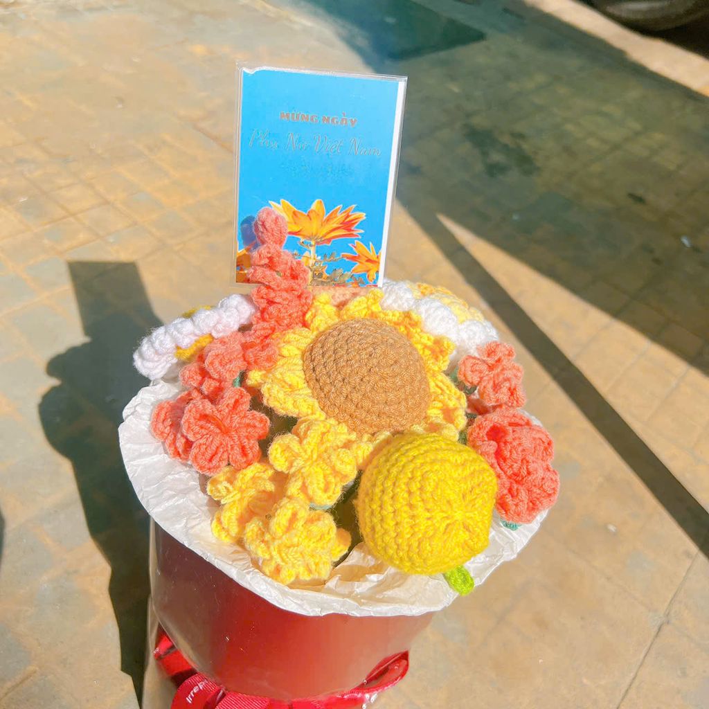 Bó Hoa Tròn Hướng Dương