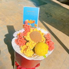 Bó Hoa Tròn Hướng Dương