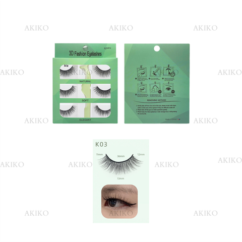 Mi Giả 3D Z'Lraqi Beauty Fashion Eyelashes 3pcs