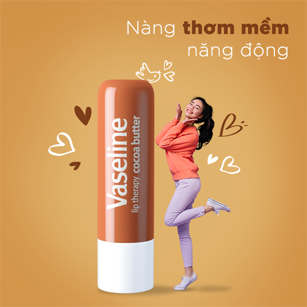 Son Dưỡng Môi Vaseline Lip Therapy #Cocoa Butter 4,8g