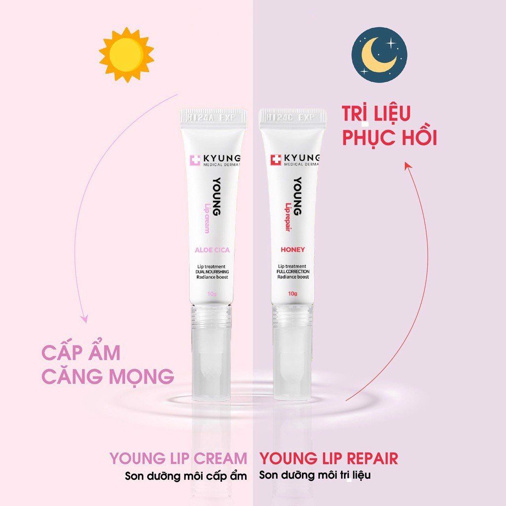 Son Dưỡng Kyung Lab Young Lip Cream Aloe Cica 10g