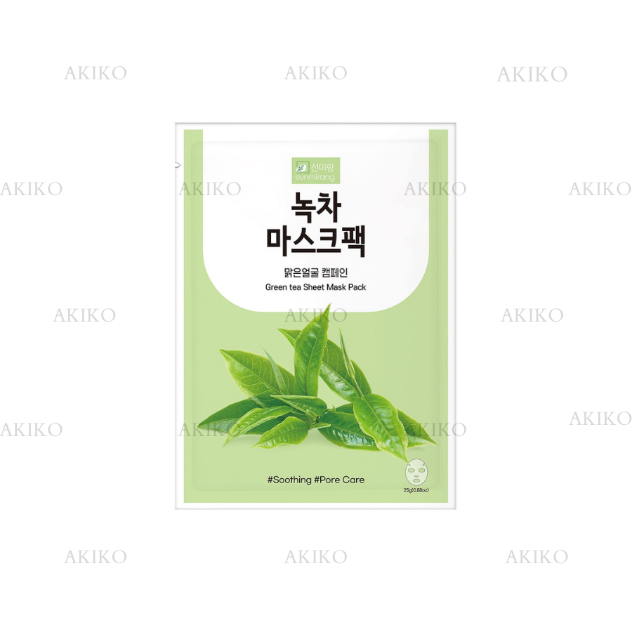 Mặt Nạ Sunmirang Sheet Mask Pack #Green Tea 25gr