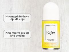 Lăn Khử Mùi Rohto Deodorant Refre Whitening Perfume #Baby Powder 40ml