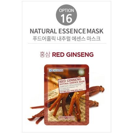 (Chính Hãng Mặt Nạ 3D Foodaholic Red Ginseng Mask (Nhân Sâm)