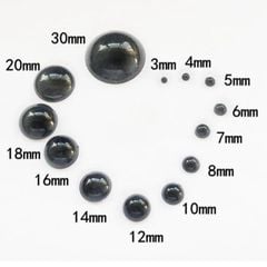 Phụ Kiện - 5 Cặp mắt thú len thú bông màu đen