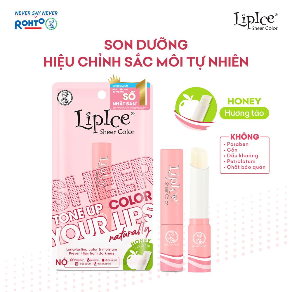 Son Dưỡng LipIce Sheer Color #Honey 2,4g