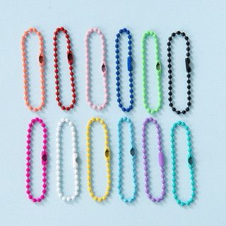 Phụ Kiện - Móc khóa chuỗi bi dài 10cm màu sắc