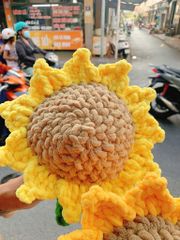 Big Size Hoa Hướng Dương Nhung Đũa