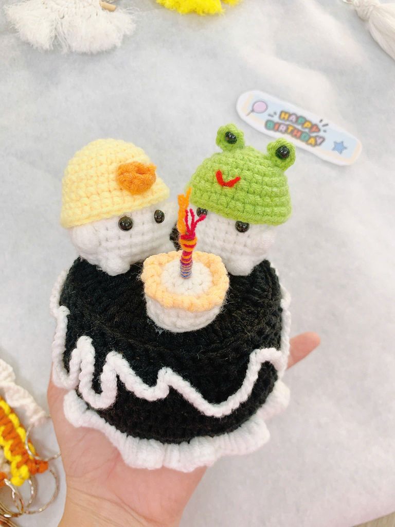 Bánh Kem 2 Bạn Nấm Xinh