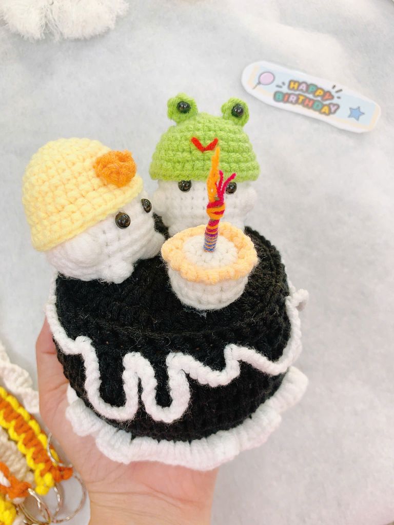 Bánh Kem 2 Bạn Nấm Xinh