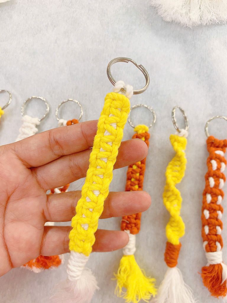 Macrame Móc Khóa Dây Dài