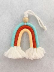 Macrame Móc Khóa Cầu Vòng 3 Màu