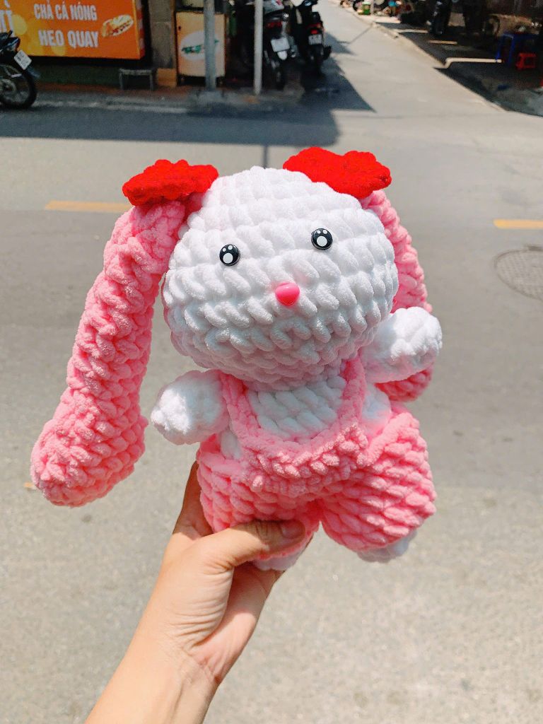 Thú Bông Thỏ Tai Dài (18cm x 25cm)